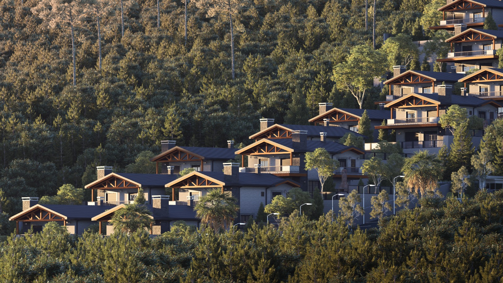 Göztepe Sitesi Front View Render